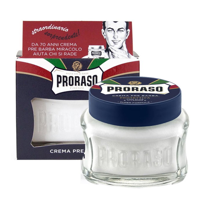 Proraso Crema Pre Afeitado Blue con Menta y Eucalipto 100 ml Proraso Crema Pre Afeitado Blue con Menta y Eucalipto 100 ml