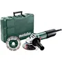 Metabo W 850-125 Amoladora Angular con Cable - Disco de Diamante Incluido