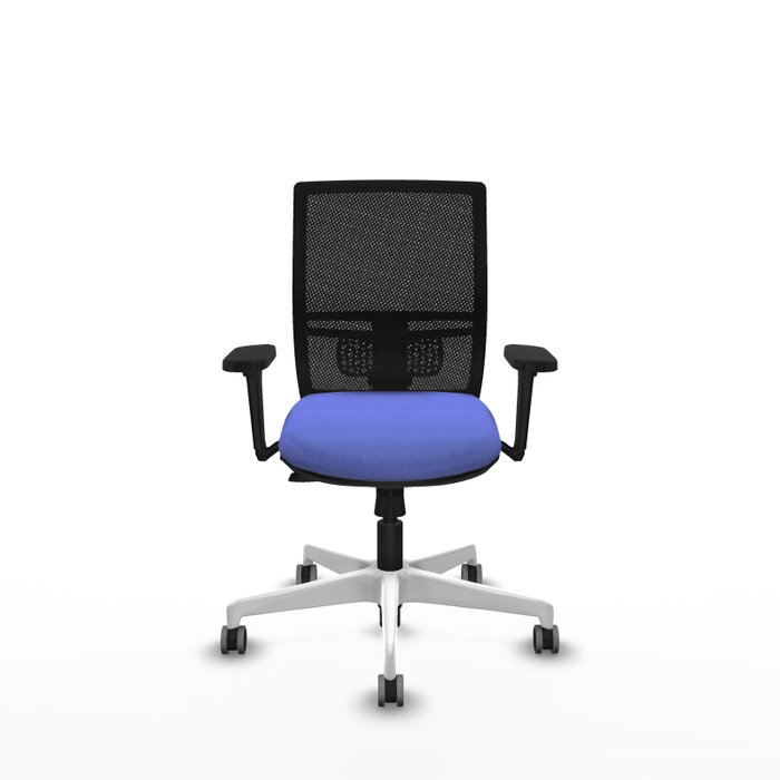 PIQUERAS Y CRESPO Silla de oficina Yunquera con mecanismo Sincro/Traslack, Azul claro/Negro PIQUERAS Y CRESPO Silla de oficina Yunquera con mecanismo Sincro/Traslack, Azul claro/Negro