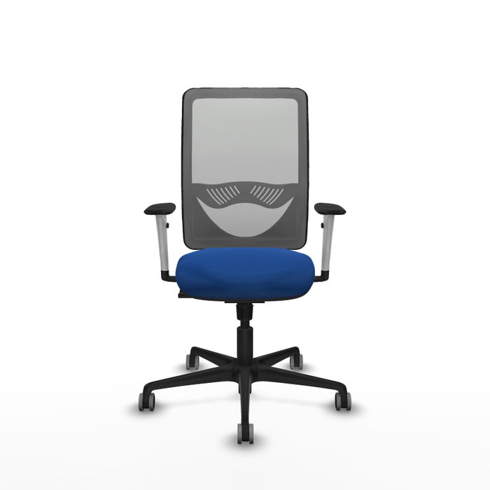 PIQUERAS Y CRESPO Silla de oficina Zulema con mecanismo Sincro, Azul y Gris PIQUERAS Y CRESPO Silla de oficina Zulema con mecanismo Sincro, Azul y Gris