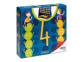 Cayro Acierta 4 Juego de Mesa para Niños a Partir de 6 Años, 2 Jugadores, Español, Inglés, Francés, Alemán, Italiano, Portugués, Polaco, Neerlandés, Árabe