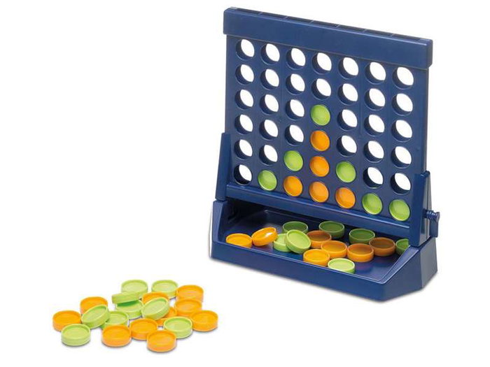 Cayro Acierta 4 Juego de Mesa para Niños a Partir de 6 Años, 2 Jugadores, Español, Inglés, Francés, Alemán, Italiano, Portugués, Polaco, Neerlandés, Árabe