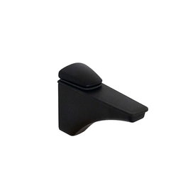 HERRAJES ALK Soporte Estante Cristal Madera Regulable 0-40Mm Acabados Blanco Negro Cuero Oro Cromo RAL Zamak