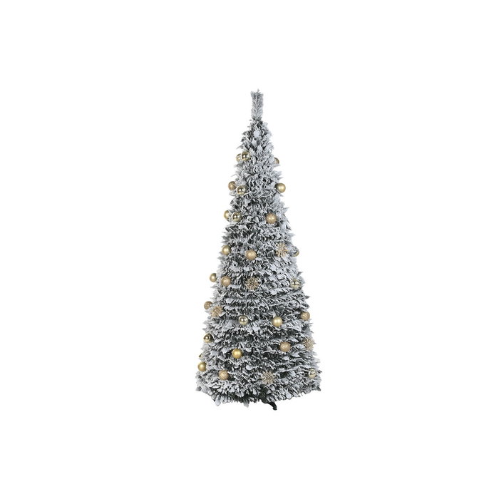 DKD Home Decor Árbol de Navidad Dorado 71 x 180 x 71 cm