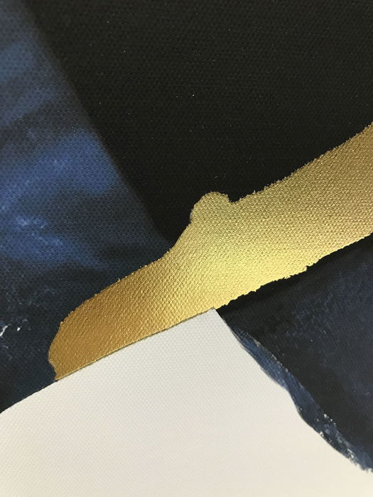 DKD Home Decor Cuadro Abstracto Blanco Azul 120 x 90 cm (2 Unidades)