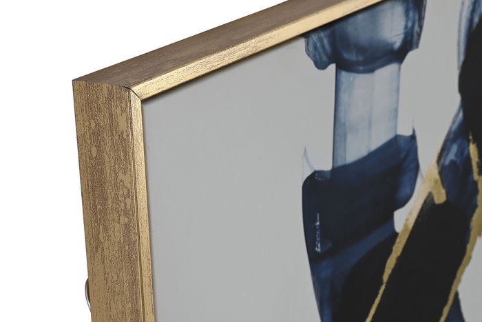 DKD Home Decor Cuadro Abstracto Blanco Azul 120 x 90 cm (2 Unidades)