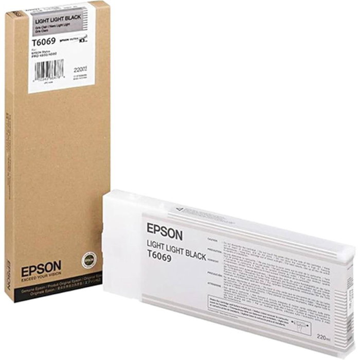 Epson Cartucho de Tinta Negro Claro T606900 de 220 ml para Stylus Pro 4800/4880