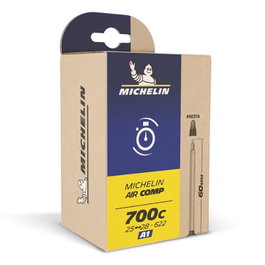 Michelin Cámara Aircomp A1 700x18-25 Válvula Presta 48 mm (ETRTO 18/25-622)