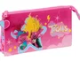 Safta Portatodo Triple Trolls 3 con Tres Cremalleras