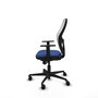 PIQUERAS Y CRESPO Silla de oficina Jorquera con mecanismo Sincro, Azul marino y Blanco