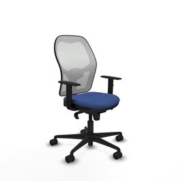 PIQUERAS Y CRESPO Silla de oficina Jorquera Azul marino y Blanco