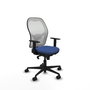 PIQUERAS Y CRESPO Silla de oficina Jorquera Azul marino y Blanco