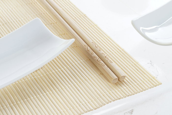 DKD Home Decor Sushi Set 9 Bambú Gres Natural/Blanco 28,5x19,5x3,3 cm DKD Home Decor Sushi Set 9 Bambú Gres Natural/Blanco 28,5x19,5x3,3 cm