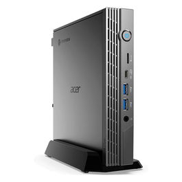 Acer Chromebox CXI5 - Mini PC con ChromeOS | Intel Core i3-1215U (12ª Gen) | 8 GB RAM DDR4 | 128 GB eMMC | Wi-Fi 6E | Puerto HDMI 2.1 | Color Gris Plata