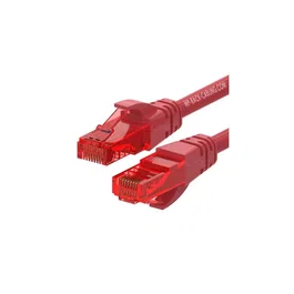 Wp european cabling solution Cable de Red Cat6 U/UTP Rojo 0,2 m