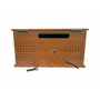Sunstech PXRC52CD Tocadiscos de Madera con Bluetooth, CD, Cassette y Radio