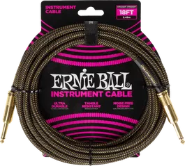 Ernieball Cable Instrumento Trenzado Jack-Jack Pay Dirt 5,5 M