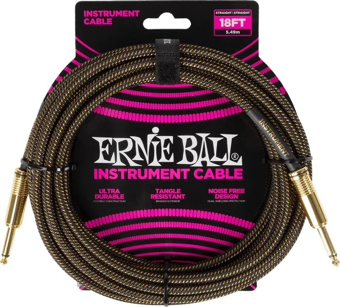 Ernieball Cable Instrumento Trenzado Jack-Jack Pay Dirt 5,5 M Ernieball Cable Instrumento Trenzado Jack-Jack Pay Dirt 5,5 M