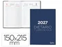 Liderpapel Dietario 2027 Azul 150x215 mm Página Diaria Bilingüe