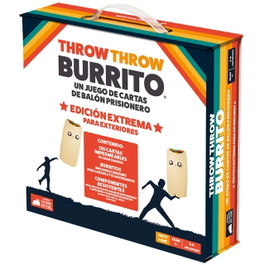 Asmodee Throw Throw Burrito Edición Extrema para Exteriores con Burritos Gigantes