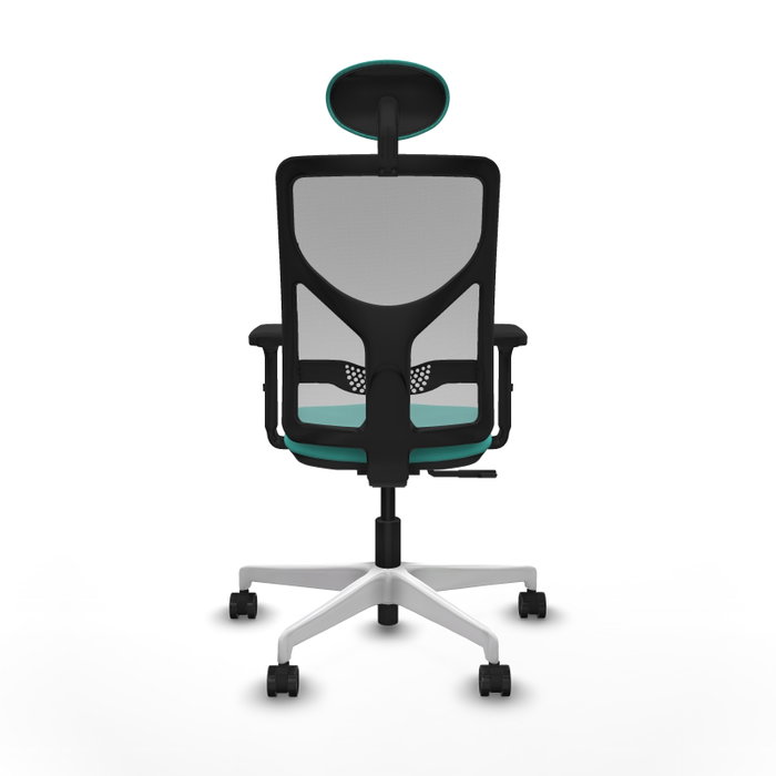 PIQUERAS Y CRESPO Silla de oficina Motilla con mecanismo Sincro, Turquesa y Gris PIQUERAS Y CRESPO Silla de oficina Motilla con mecanismo Sincro, Turquesa y Gris