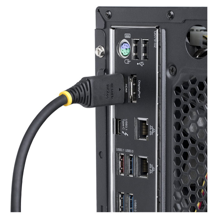 StarTech.com Cable HDMI de alta velocidad con conectores de agarre 2,4m 4K 60Hz
