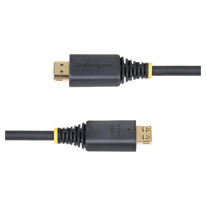 StarTech.com Cable HDMI de alta velocidad con conectores de agarre 2,4m 4K 60Hz