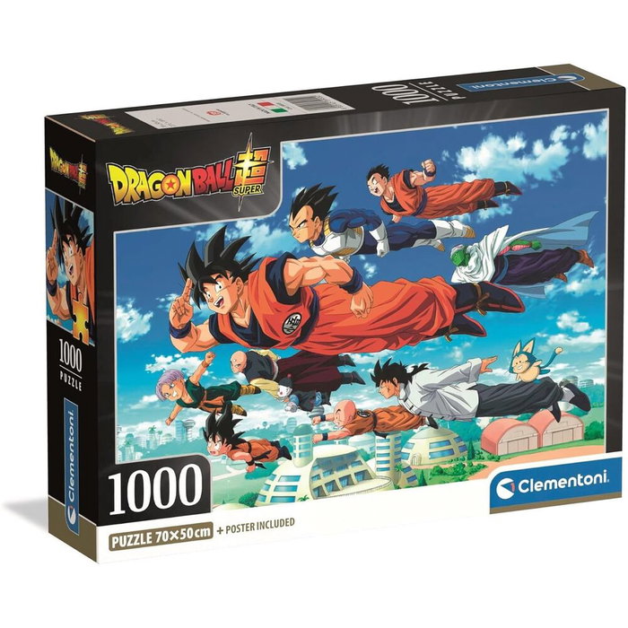 Clementoni Puzzle Dragon Ball Z 1000 Piezas 70x50cm Clementoni Puzzle Dragon Ball Z 1000 Piezas 70x50cm
