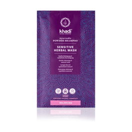 Khadi Champú en Polvo para Cabello Sensible 50g - Lavado Herbáceo Ayurvédico