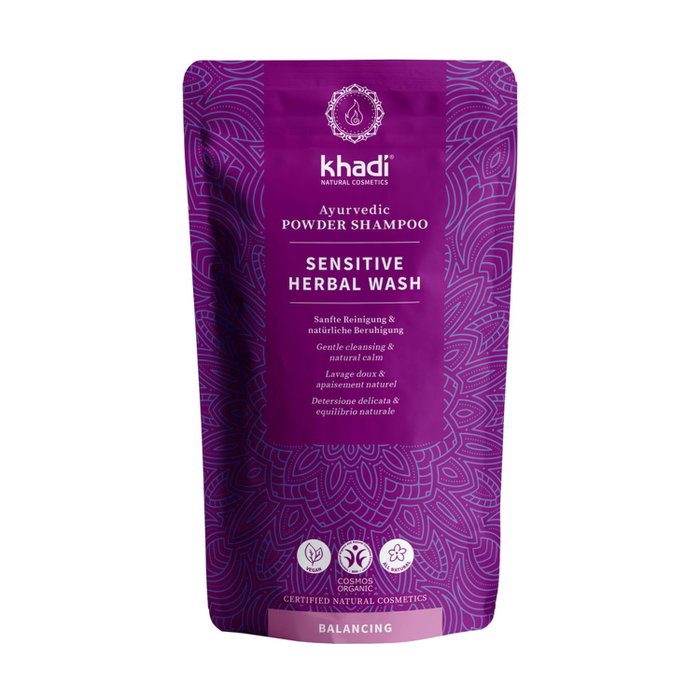 KHADI Champú en Polvo Sensitive Herbal Wash para Cabello Sensible 50 g KHADI Champú en Polvo Sensitive Herbal Wash para Cabello Sensible 50 g