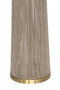 DKD Home Decor Lámpara Pie India lamps 2c25 Urban Ratan Marron Oro 40x40x157 cm