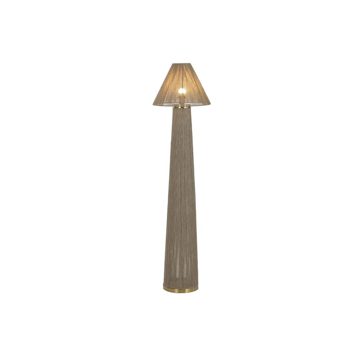 DKD Home Decor Lámpara de Pie de Ratán Marrón DKD Home Decor Lámpara de Pie de Ratán Marrón
