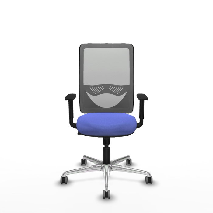 PIQUERAS Y CRESPO Silla de oficina Zulema con mecanismo Sincro, Azul claro y Gris PIQUERAS Y CRESPO Silla de oficina Zulema con mecanismo Sincro, Azul claro y Gris