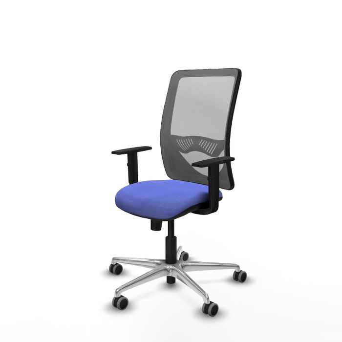 PIQUERAS Y CRESPO Silla de oficina Zulema con mecanismo Sincro, Azul claro y Gris PIQUERAS Y CRESPO Silla de oficina Zulema con mecanismo Sincro, Azul claro y Gris