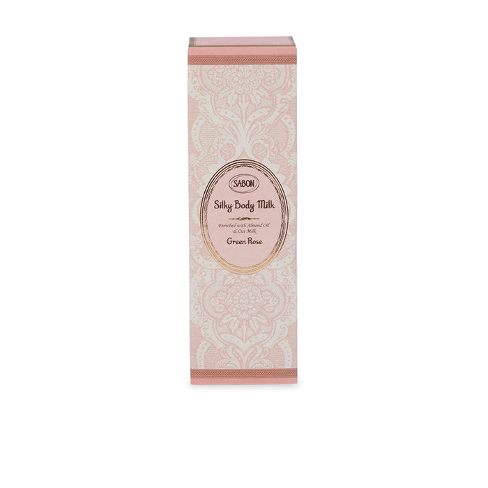 Sabon Bálsamo Corporal Silky Body Milk Green Rose 200 ml - Piel Sensible, Ingredientes Naturales