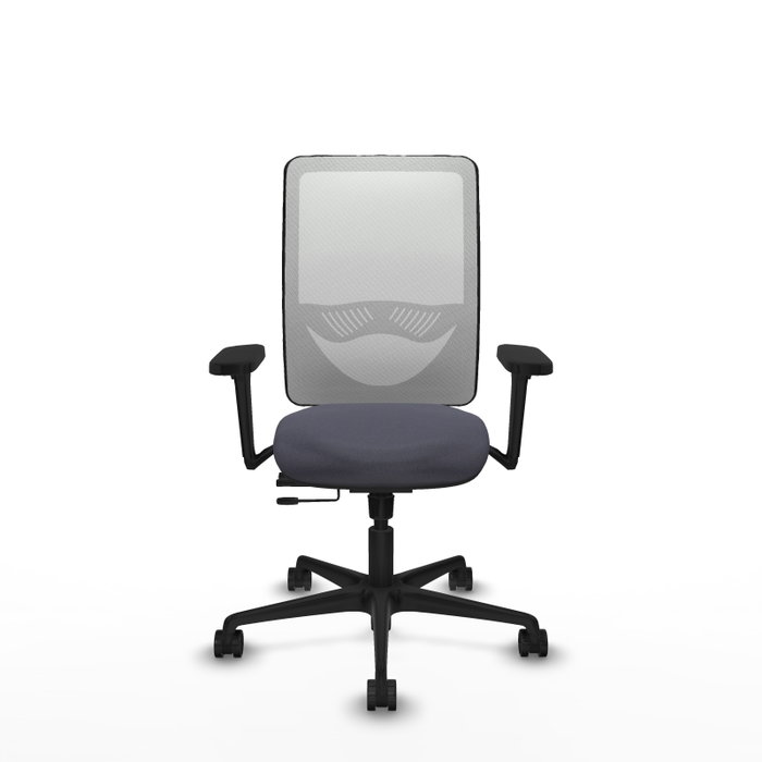 PIQUERAS Y CRESPO Silla de oficina Zulema Gris oscuro y Blanco PIQUERAS Y CRESPO Silla de oficina Zulema Gris oscuro y Blanco