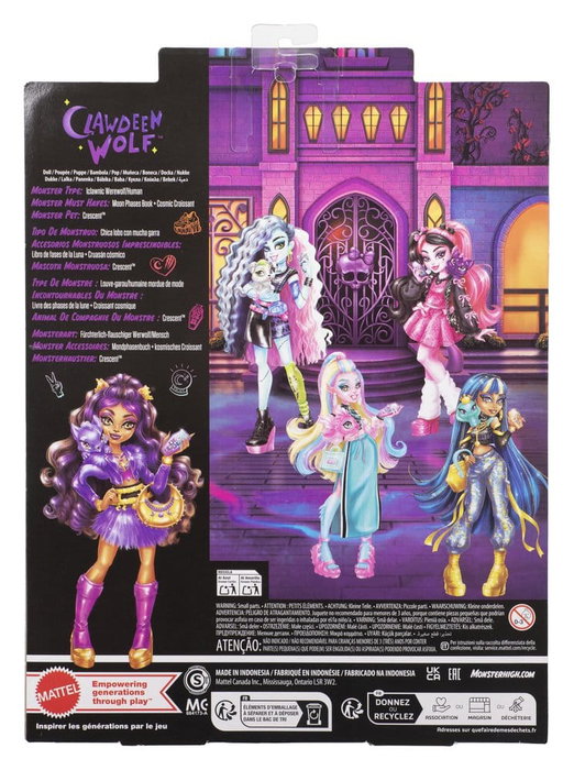 Mattel Monster High Clawdeen Wolf con Accesorios
