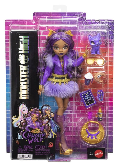 Mattel Monster High Clawdeen Wolf con Accesorios
