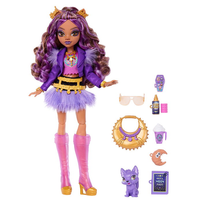 Mattel Monster High Clawdeen Wolf con Accesorios