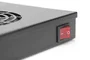 Digitus DN-19 FAN-4-HO-SW Panel Ciego de Relleno para Rack 19" con Ventilación y 4 Ventiladores, Incluye Termostato e Interruptor ON/OFF, 2U, Color Negro