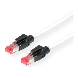 SECOMP 7702 flex Patchkabel Cat.6 S/FTP LSOH, CU, Hirose TM21, Gris, 7 m RJ-45