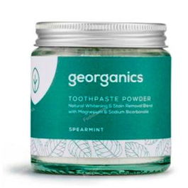 GEORGANICS Dentífrico Mineral Menta 120 Ml Blanqueador Natural Sin Flúor COSMOS Natural Vegano