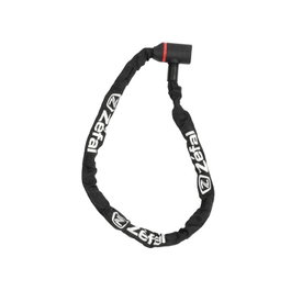 Zefal K-Traz M14 Cadena de Acero Macizo Tratado con Candado y Llaves Integradas - 120 cm, Seguridad 14/20