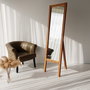 Hanah Home Espejo Cheval Madera Maciza Pino Roble 55x170 cm