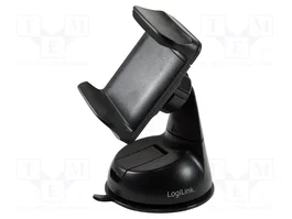 LOGILINK Soporte de coche para smartphone 4-6 pulgadas, negro