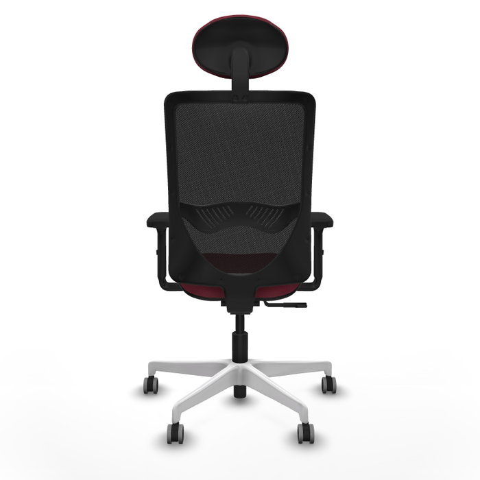 PIQUERAS Y CRESPO Silla de oficina Zulema con mecanismo Sincro, Granate y Negro PIQUERAS Y CRESPO Silla de oficina Zulema con mecanismo Sincro, Granate y Negro