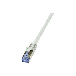 LogiLink Cable de parcheo CAT6A S/FTP AWG26 PIMF 50,00m gris