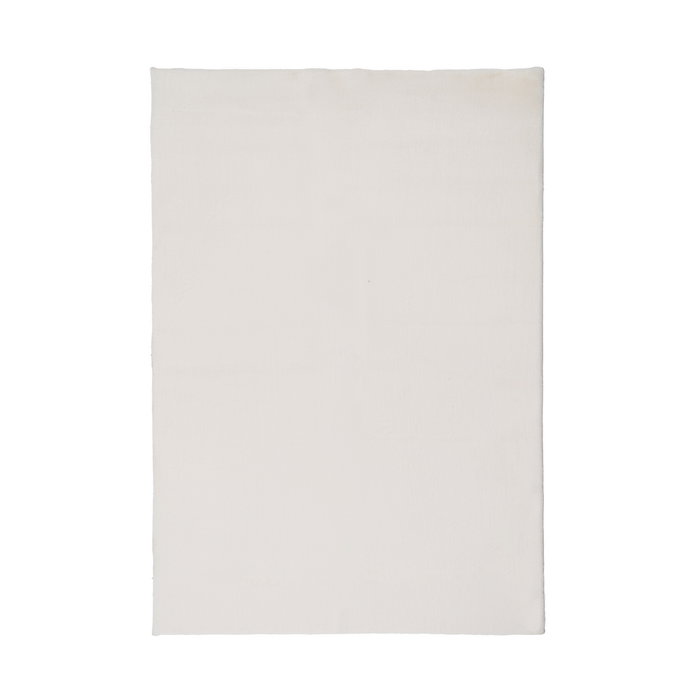 Alfombra Blanco Poliester 160 X 2,70 X 230 cm Alfombra Blanco Poliester 160 X 2,70 X 230 cm