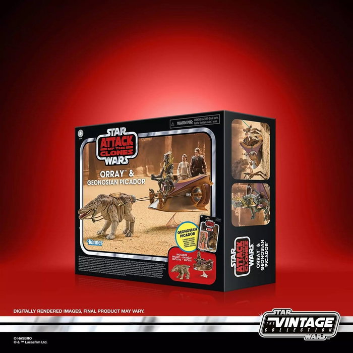 Hasbro Star Wars The Vintage Collection Pack de 2 Figuras Orray y Geonosian Picador de 9,5 cm Hasbro Star Wars The Vintage Collection Pack de 2 Figuras Orray y Geonosian Picador de 9,5 cm