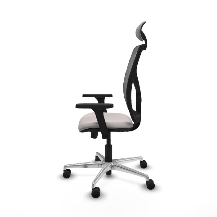 PIQUERAS Y CRESPO Silla de oficina Motilla con mecanismo Sincro/Traslack, Blanco y Gris PIQUERAS Y CRESPO Silla de oficina Motilla con mecanismo Sincro/Traslack, Blanco y Gris